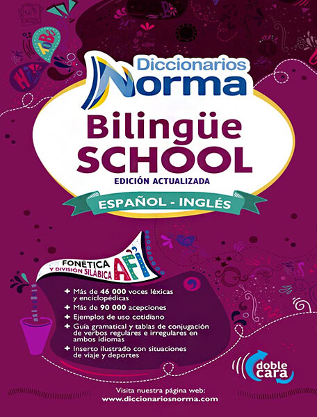 Diccionario bilingüe school