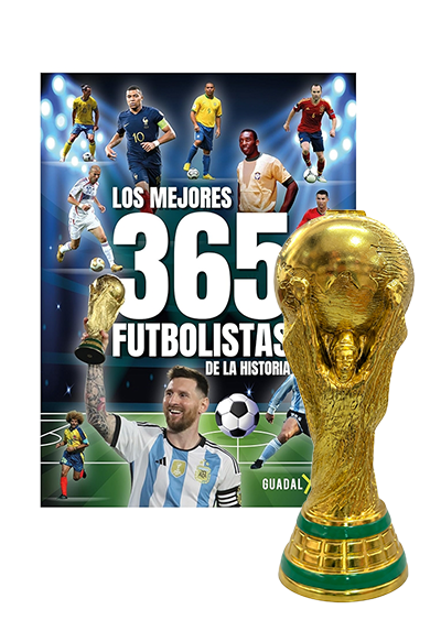 Los mejores 365 futbolistas de la historia + alcancía de la copa