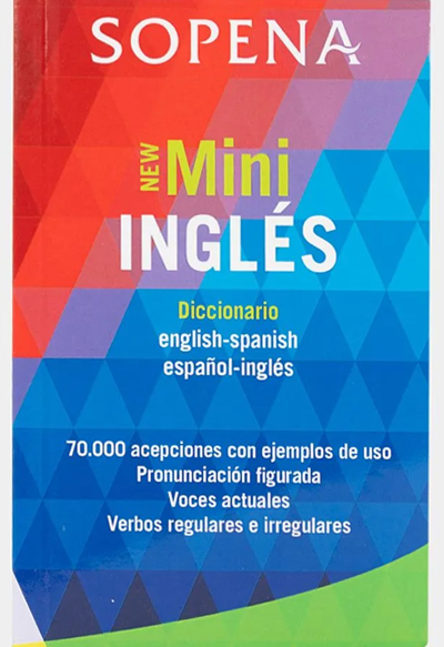 Mini diccionario inglés - español