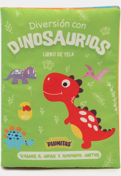 Libro tela: diversión con los dinosaurios