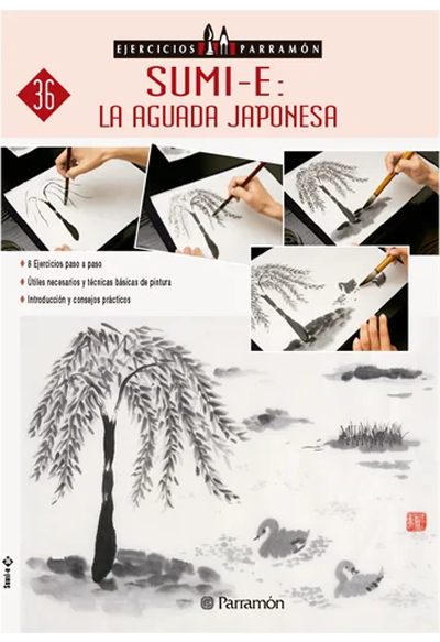 Ejercicios Parramón Sumi-E La Aguada Japonesa